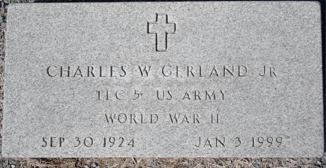 Charles W. Gerland Jr, Burleson County, Texas