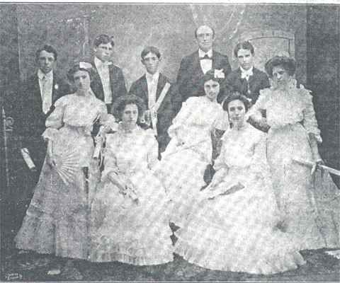 1902 graduating class, Burleson County, Texas