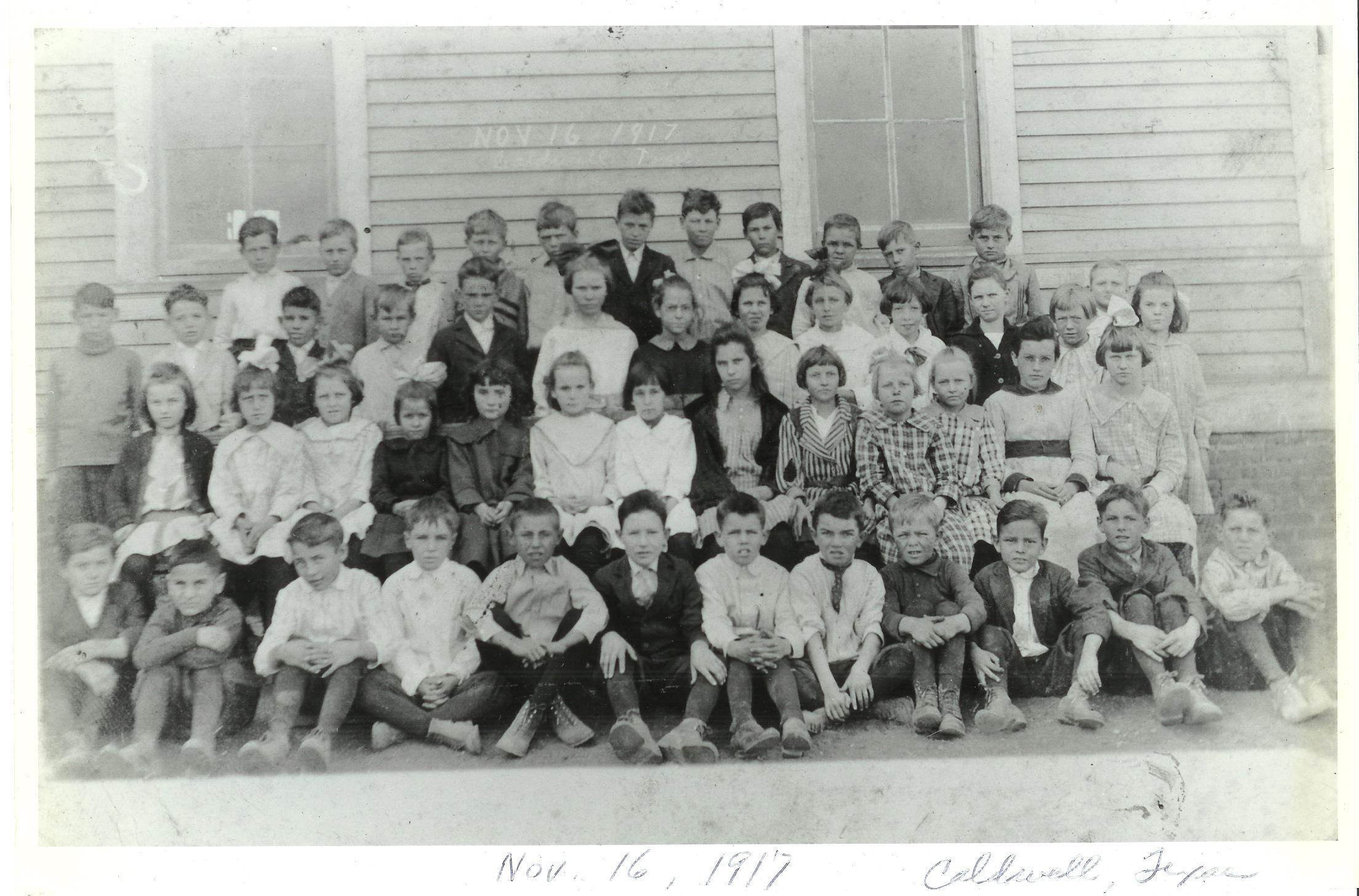 Caldwell School,, Burleson County, Texas