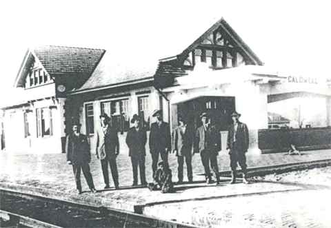 Railroad Depot, Burleson County, Texas