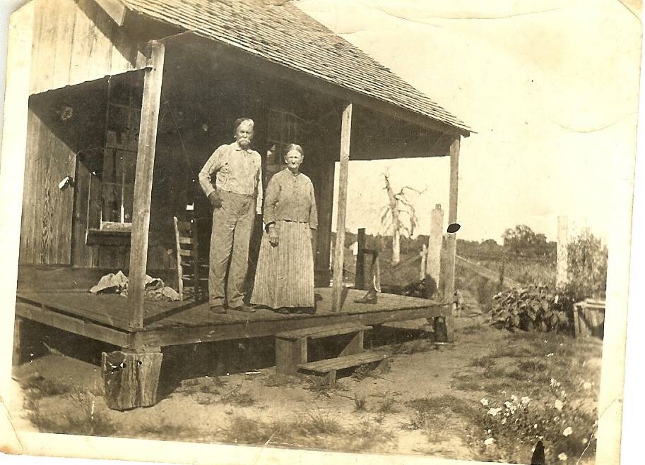Joseph Jackson Eubanks and Nancy Helon Scott, Burleson County, Texas