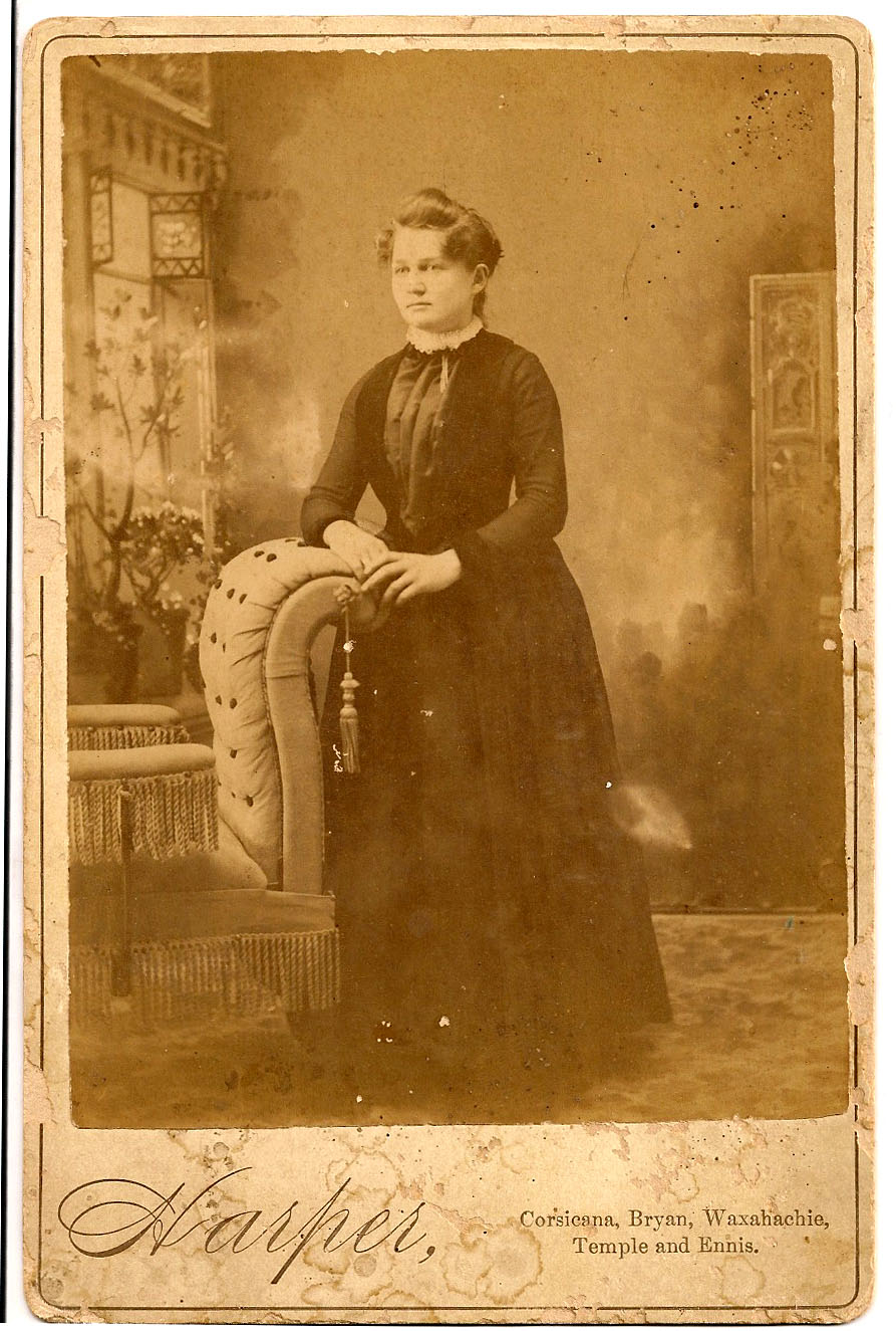 Miss Alice Siddall, Burleson County, Texas