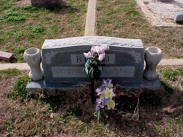Tombstone of Beulah Anderson