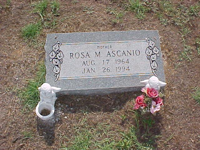 Tombstone of Rosa Ascanio