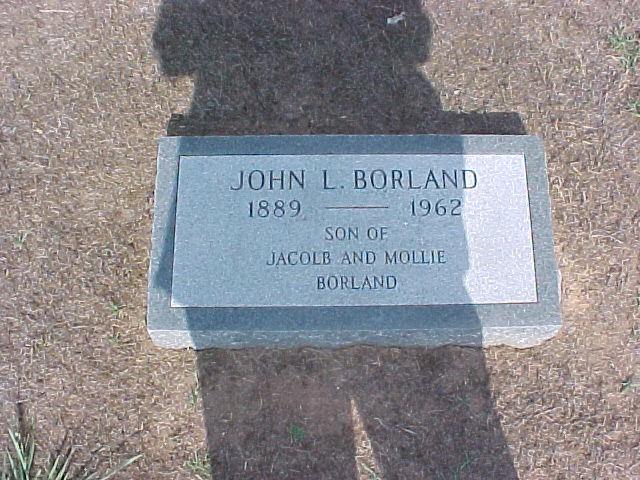 Tombstone of John L. Borland