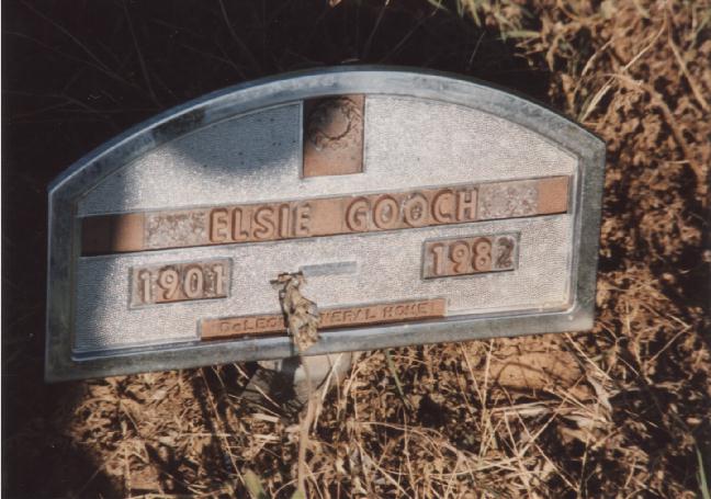 Tombstone of Elsie Gooch