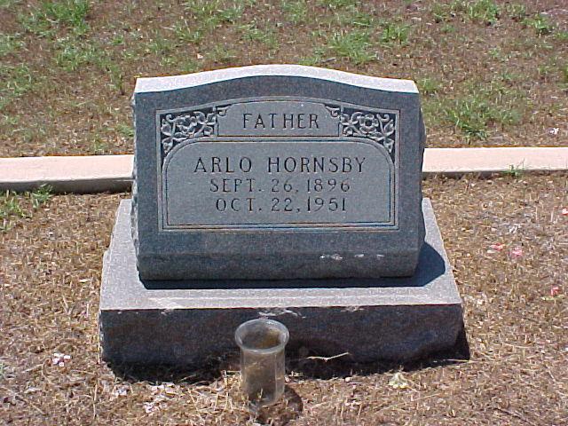 Tombstone of Arlo Hornsby