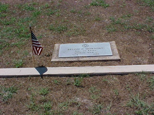 Tombstone of Belon C. Hornsby