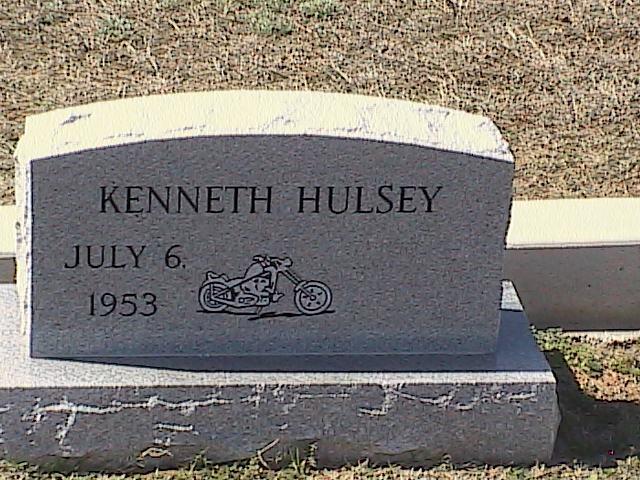 Tombstone of Kenneth Hulsey