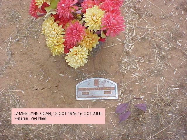 Tombstone of James Lynn Coan