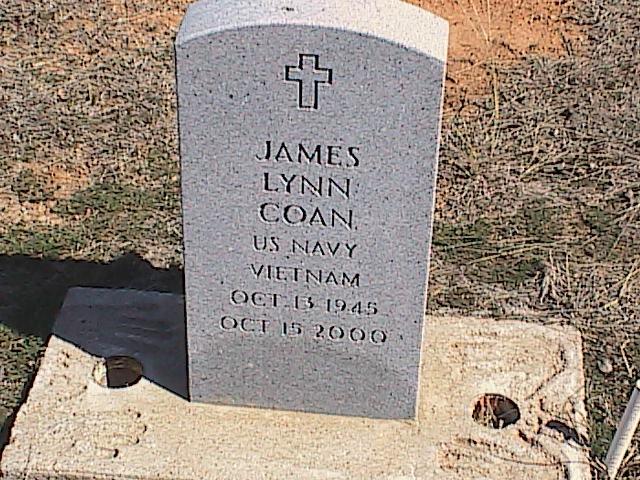 Service Marker of James Lynn Coan