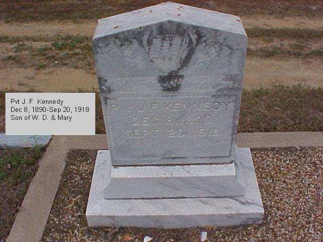 Tombstone of J. F. Kennedy