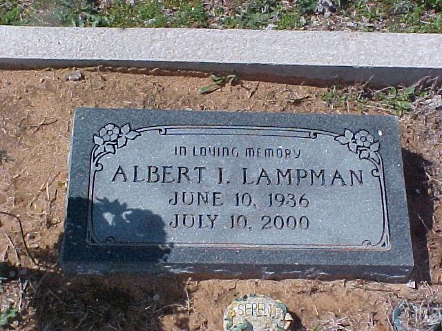 Tombstone of Albert I. Lampman