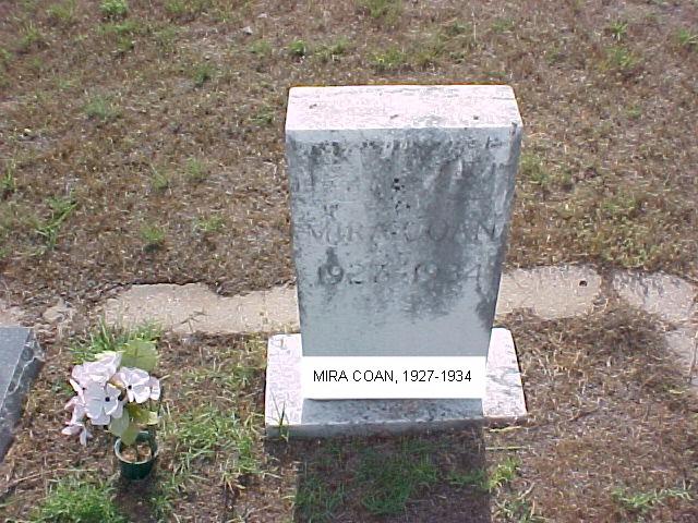 Tombstone of Mira Coan