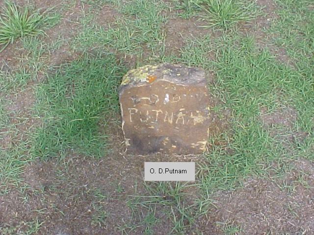 Tombstone of O. D. Putnam