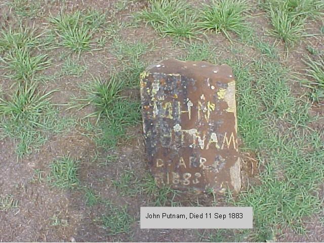 Tombstone of John Putnam