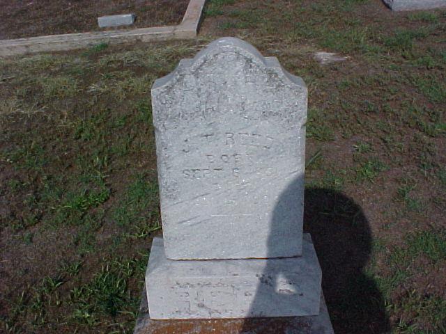 Tombstone of J. T. Reed