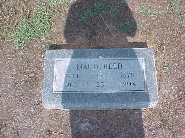 Tombstone of Maud Reed
