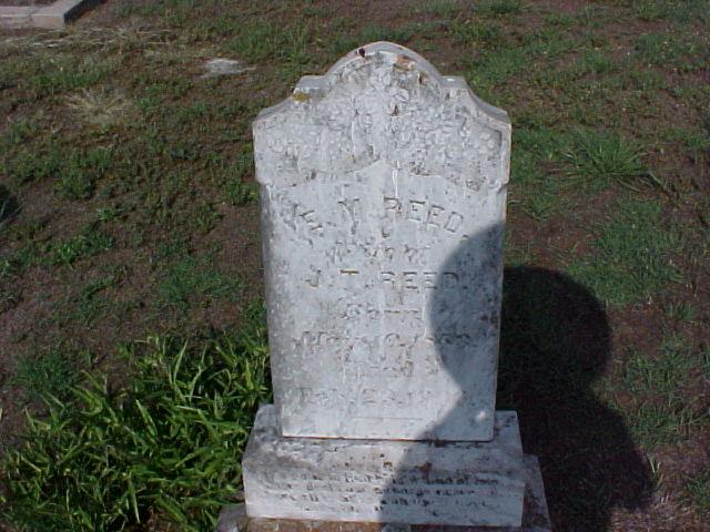 Tombstone of Emma M. Reed
