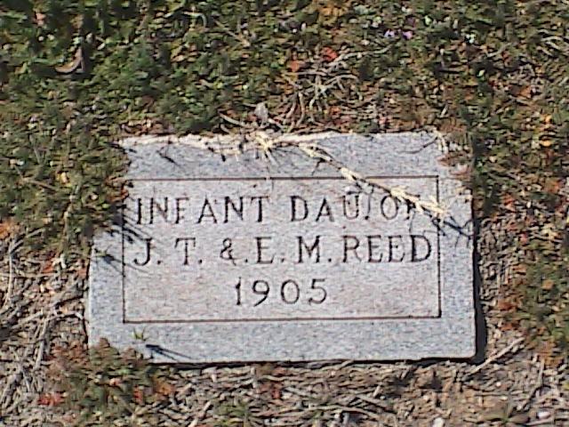 Tombstone of Infant Reed