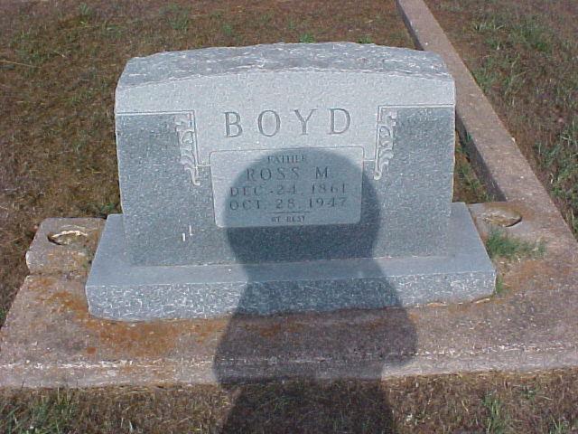 Tombstone of Ross M. Boyd