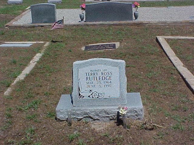 Tombstone of Terry Ross Rutledge