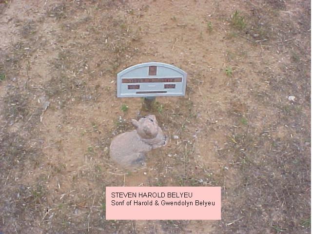 Tombstone of Steven Harold Belyeu