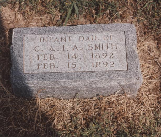 Tombstone of Infant Smith