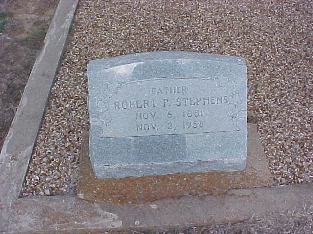 Tombstone of Robert F. Stephens
