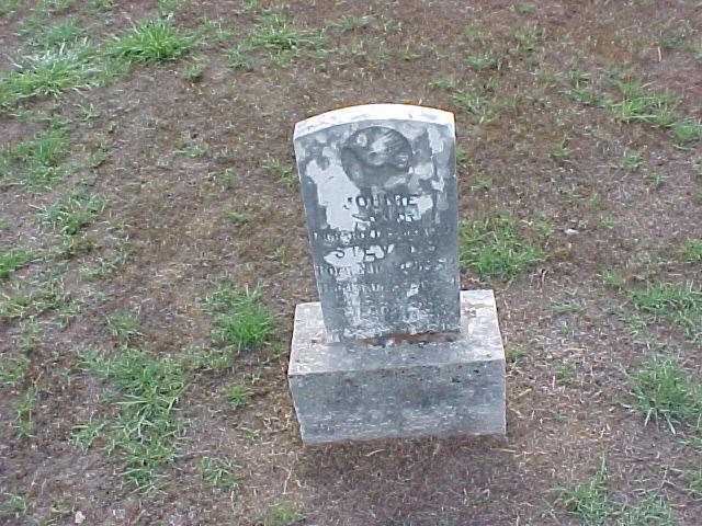 Tombstone of Johnnie Stevens