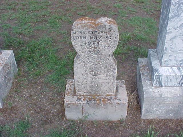 Tombstone of Mona Stevens