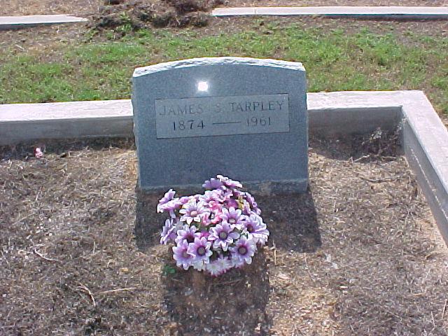 Tombstone of James S. Tarpley