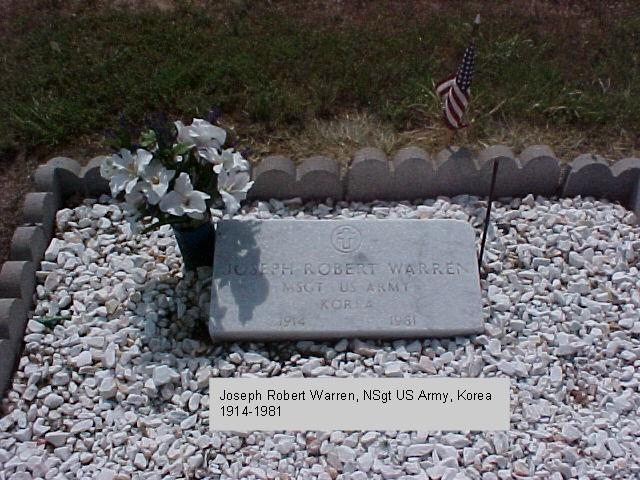 Tombstone of Joseph Robert Warren