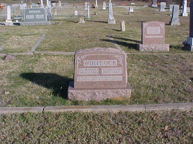Tombstone of Andrew Jackson and Lula C. Whitlock