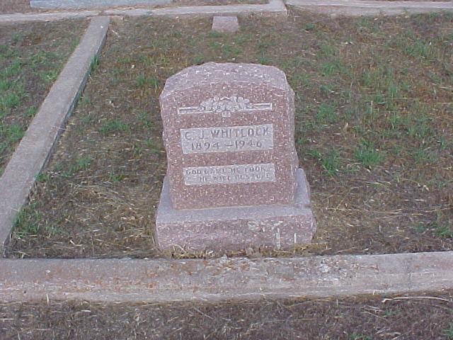Tombstone of C. J. Whitlock