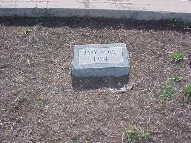 Tombstone of Baby Wood