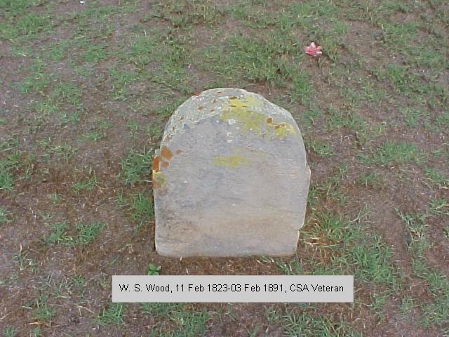 Tombstone of W. S. Wood