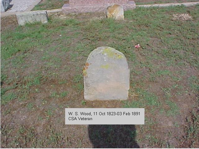 Tombstone of W. S. Wood