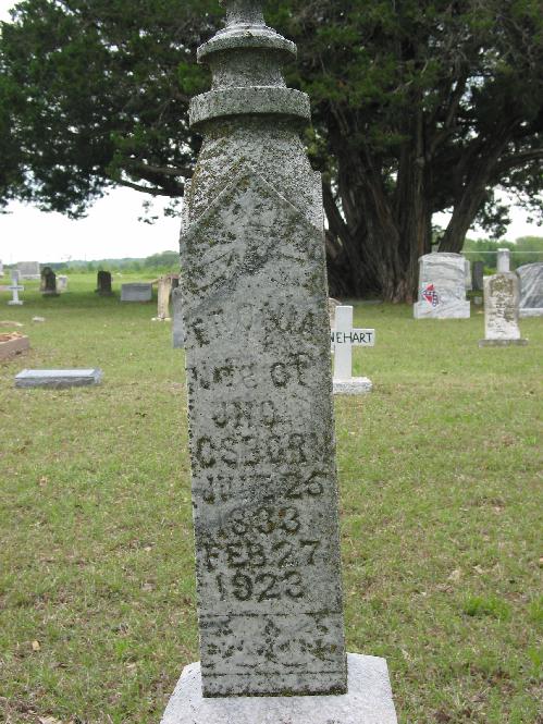 Tombstone of Fronia Osborn