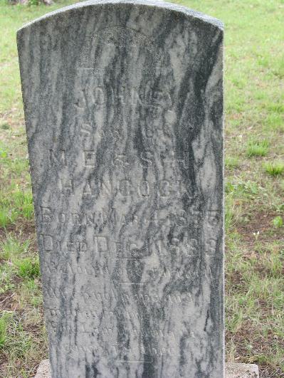 Tombstone of Johne Hancock