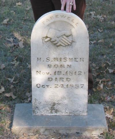 Tombstone of Hezekiah S. Risher