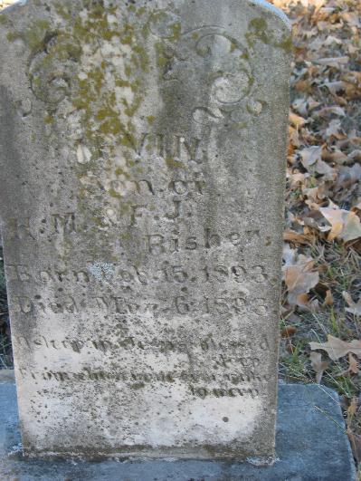 Tombstone of Irvin Risher