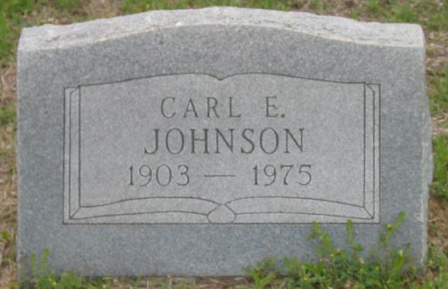 Tombstone of Carl E. Johnson