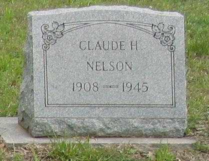 Tombstone of Claude H. Nelson