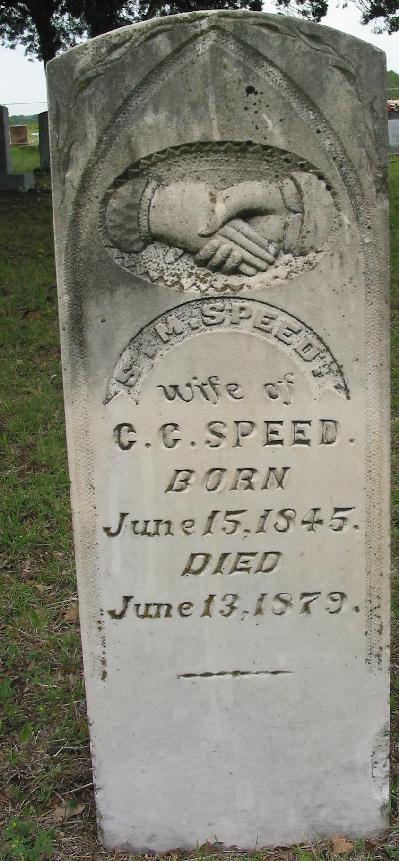 Tombstone of S. M. Speed