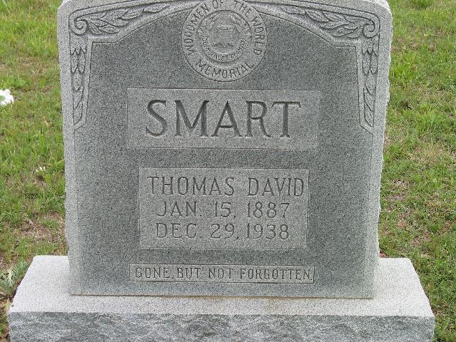 Tombstone of Thomas David Smart
