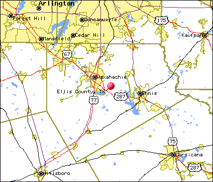 Ellis County Map