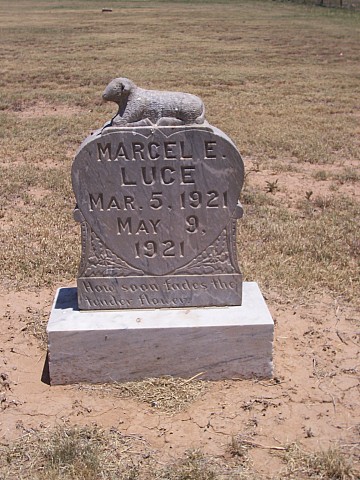 Marcel E. Luce, Floyd County, Texas