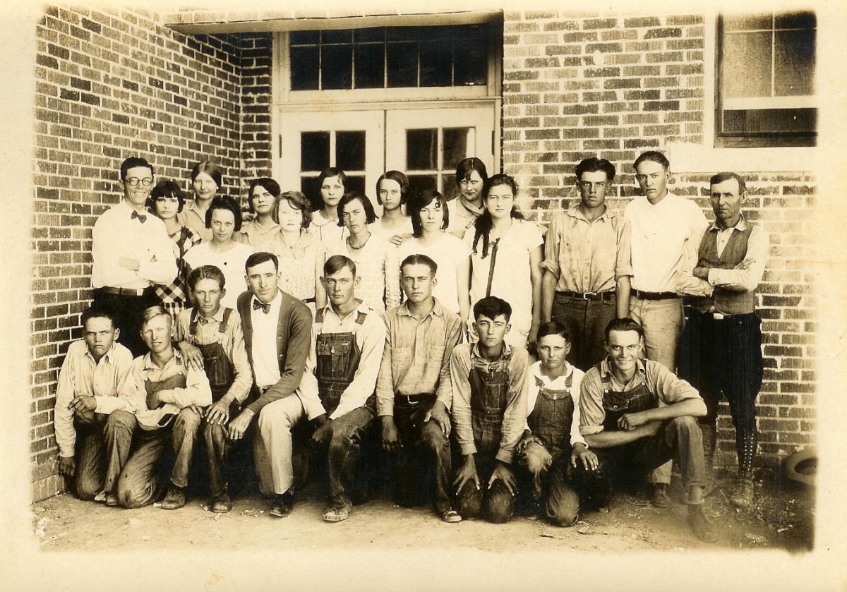 Whitharral School 1928 Hockley County