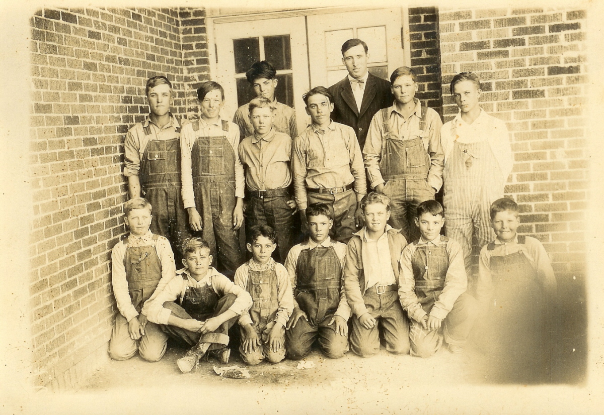 Whitharral School, 1929, Mr. Hanes' Room